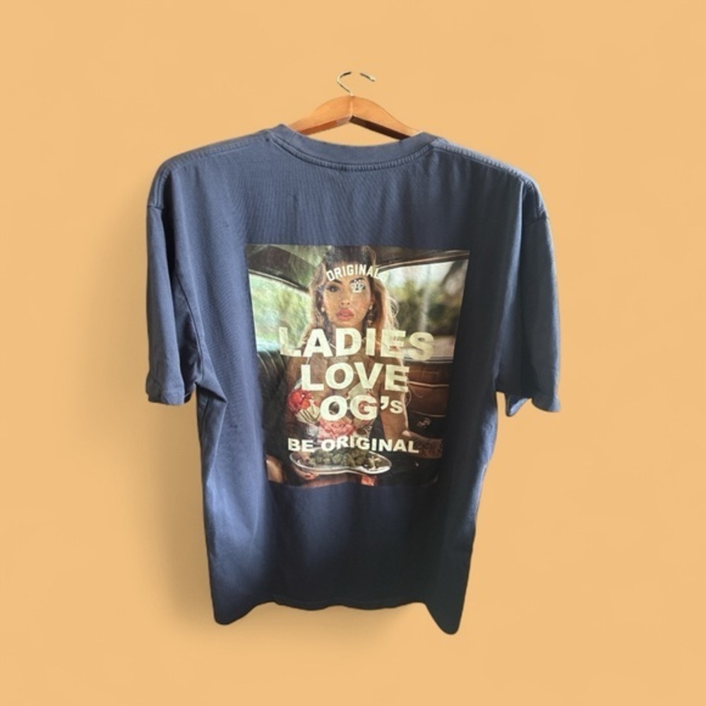 Originals Ladies Love OG’s Be Original Blue Graphic Men's Smokers Shirt T-Shirt